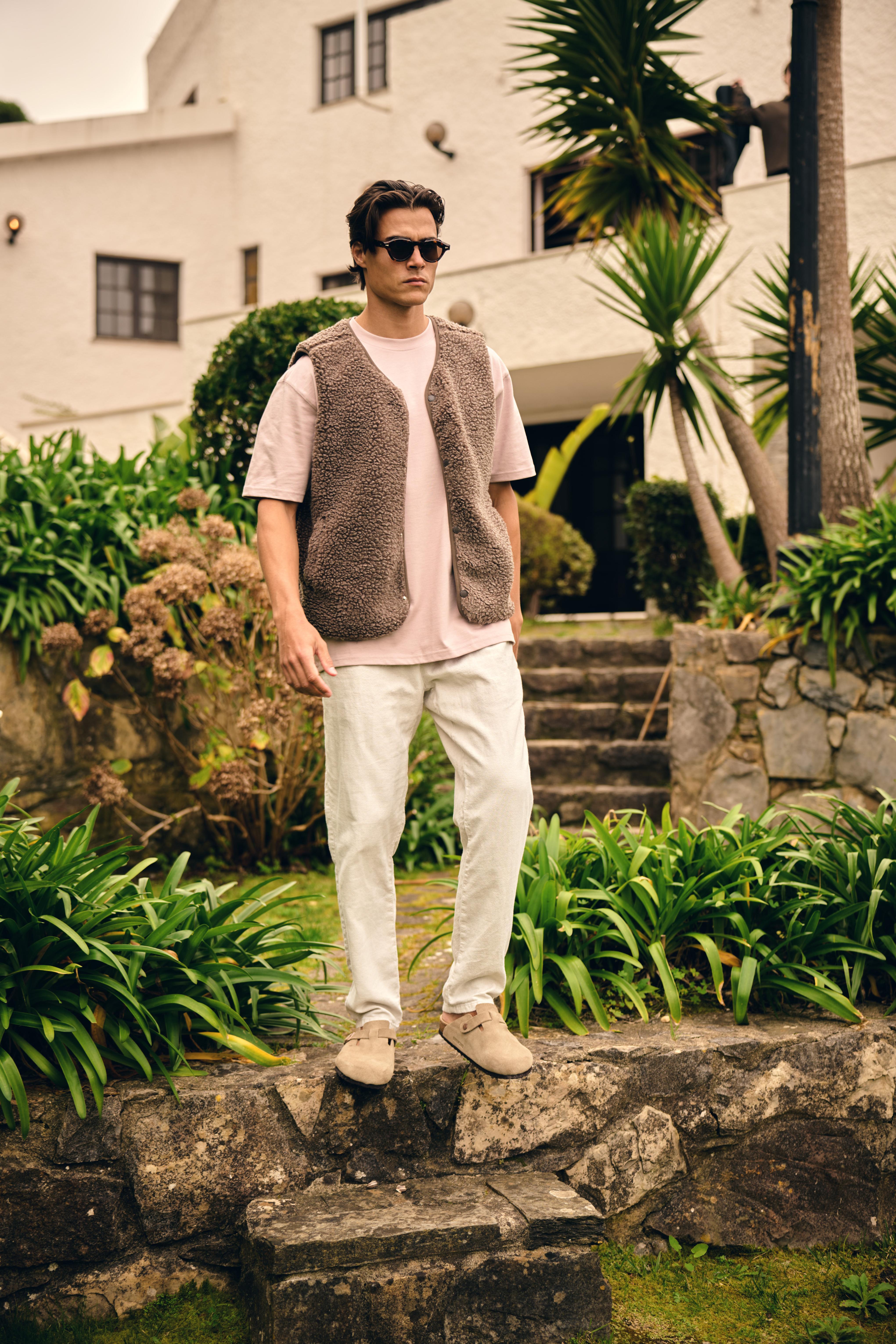 Premium Teddy Vest - Brown