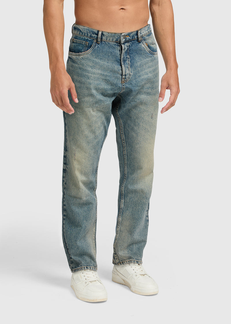 The Premium Straight Jeans - Pepper Blue