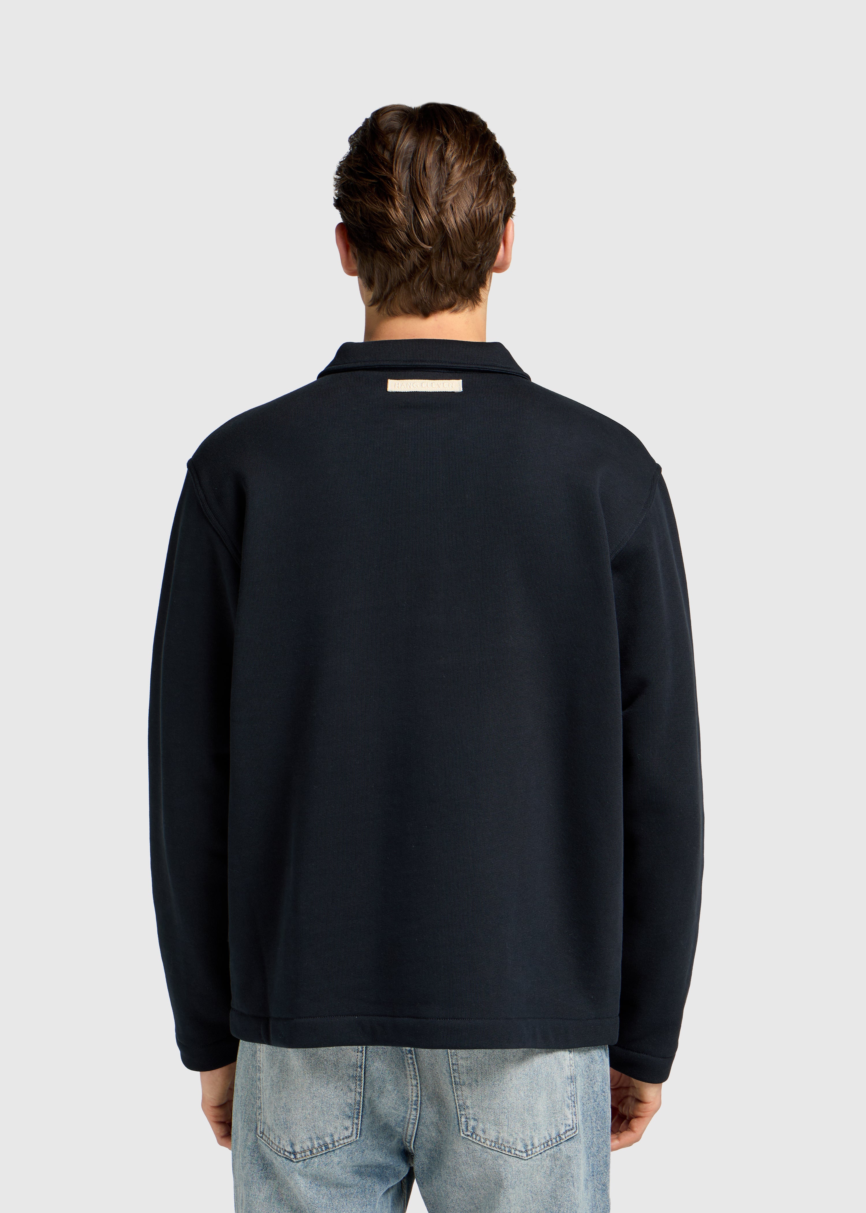 Heavy Polo Longsleeve - Navy
