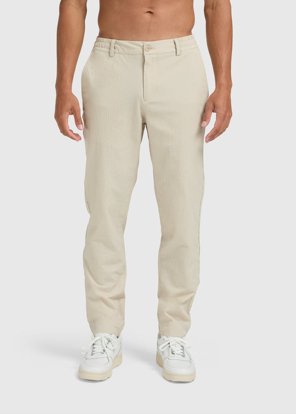 The Seersucker Trouser - Sand