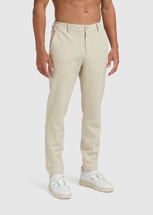 The Seersucker Trouser - Sand