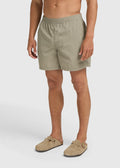 Verwaschene Strandshorts – Schiefergrün