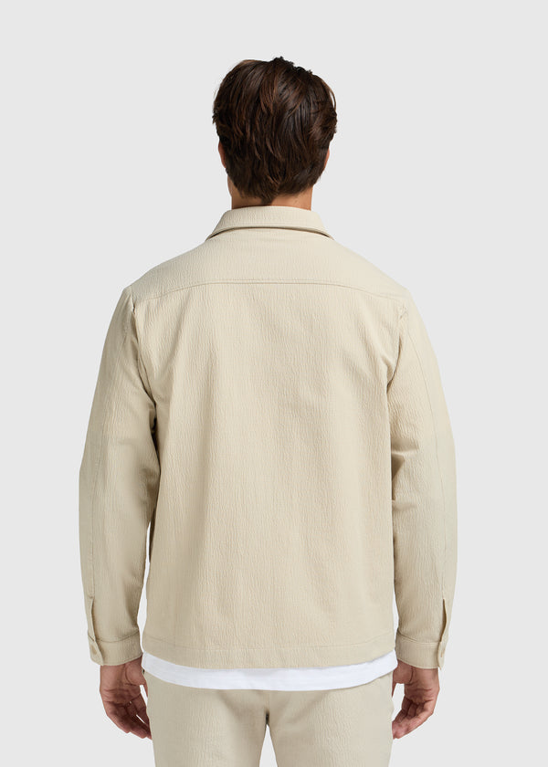 The Seersucker Jacket - Sand