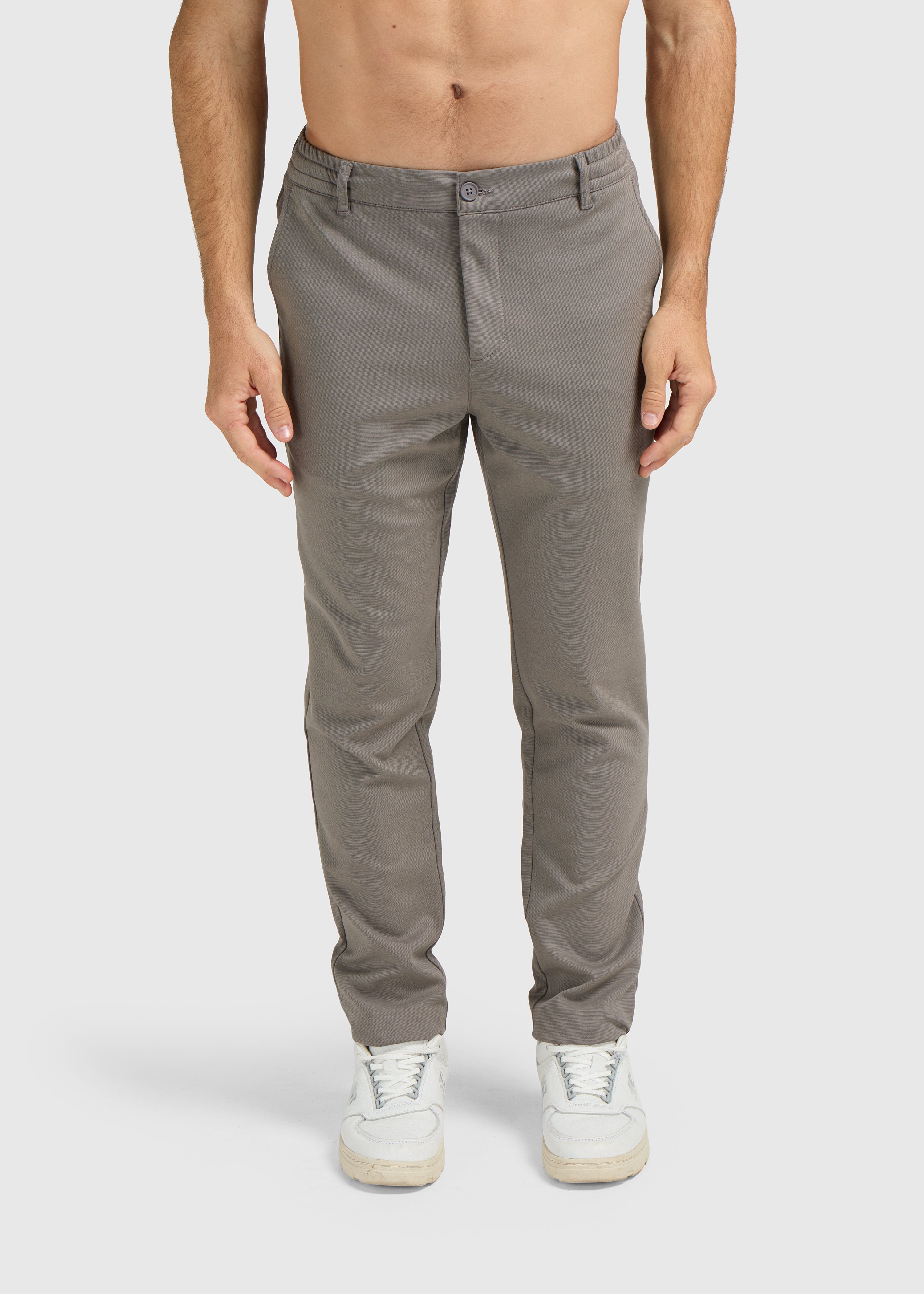 Le pantalon confort - Gris pierre