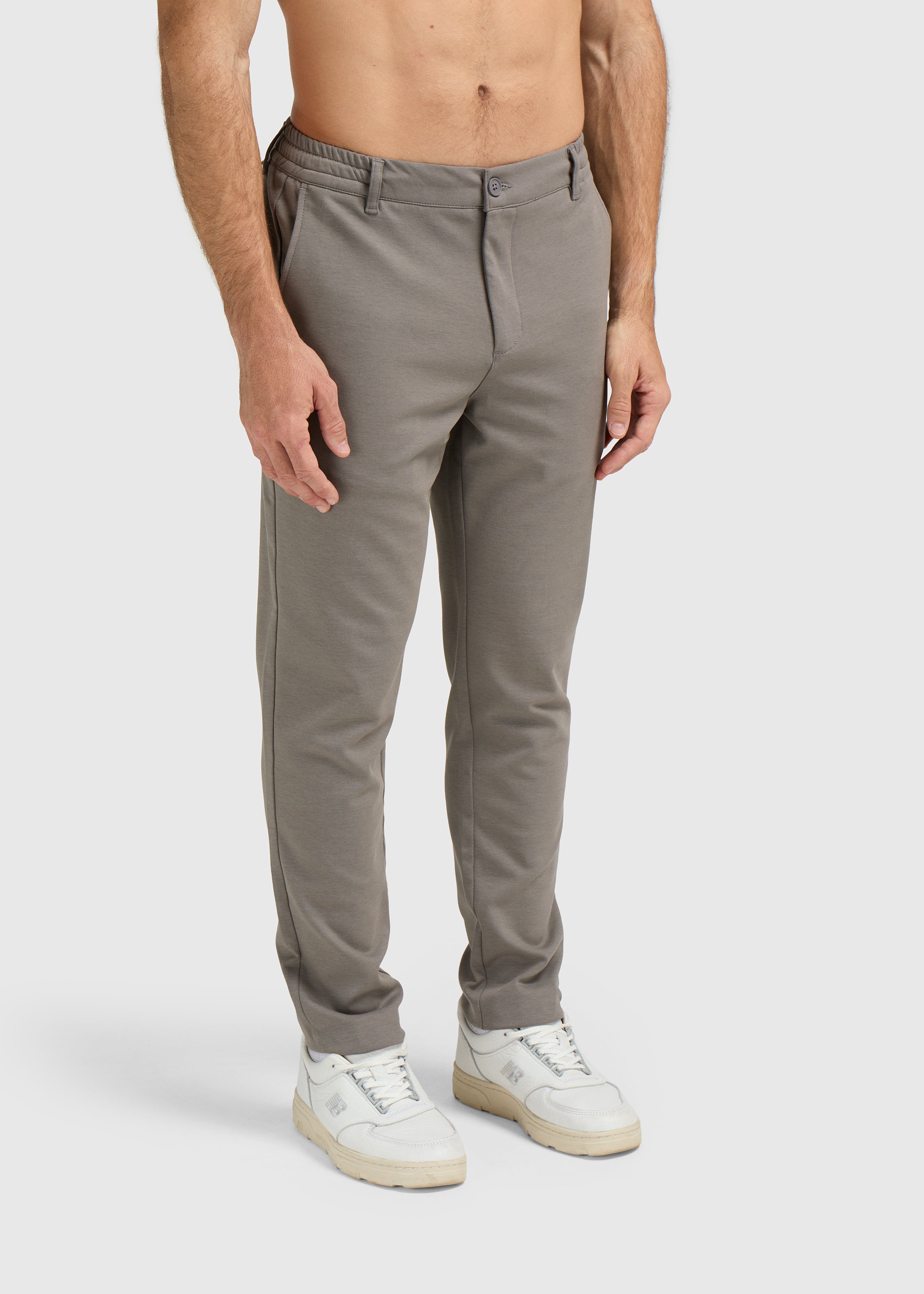 Le pantalon confort - Gris pierre