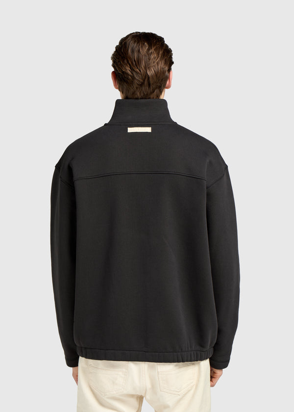 Heavy Full Zip Vest - Black