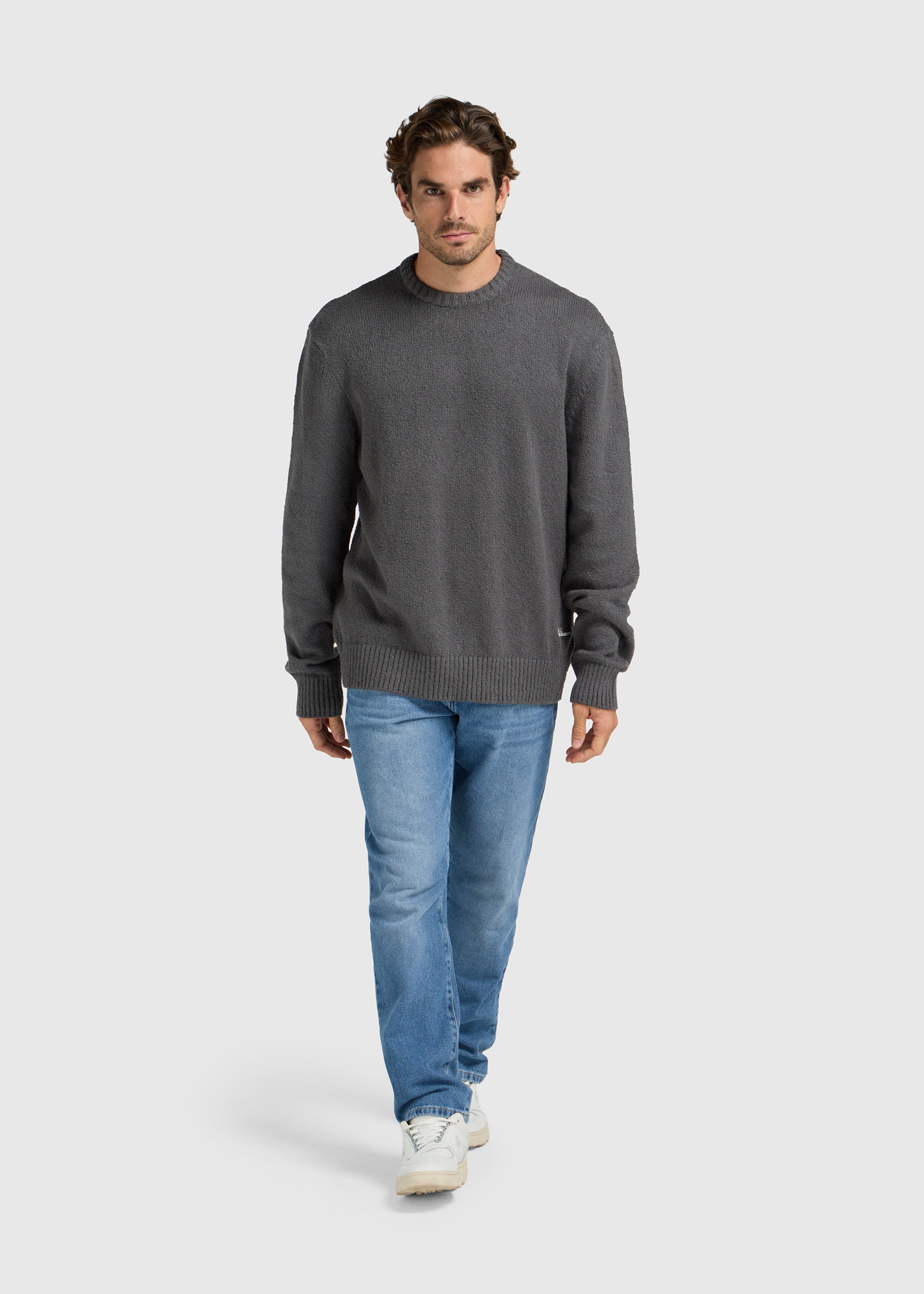 Premium Knit Crewneck - Anthracite