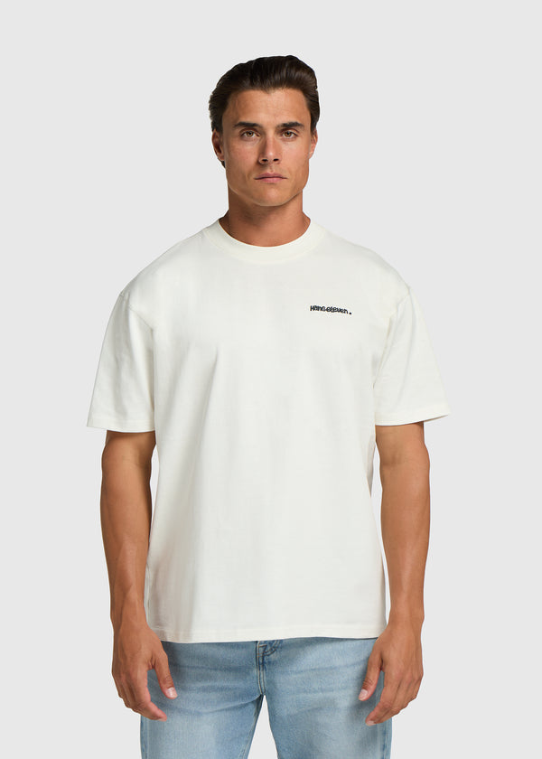 Retro Bloom Tee - Off White