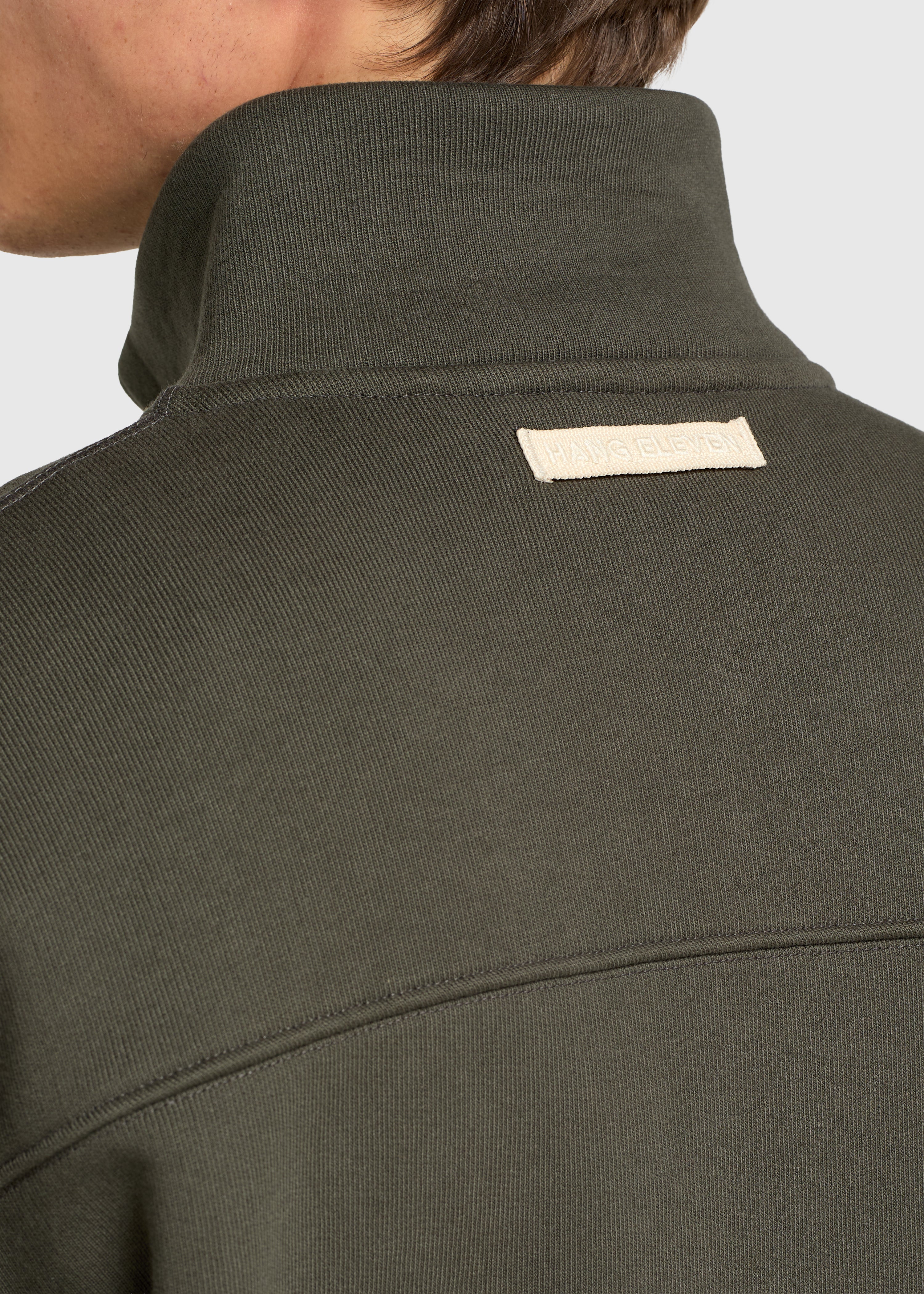 Heavy Full Zip Vest - Chimera Green