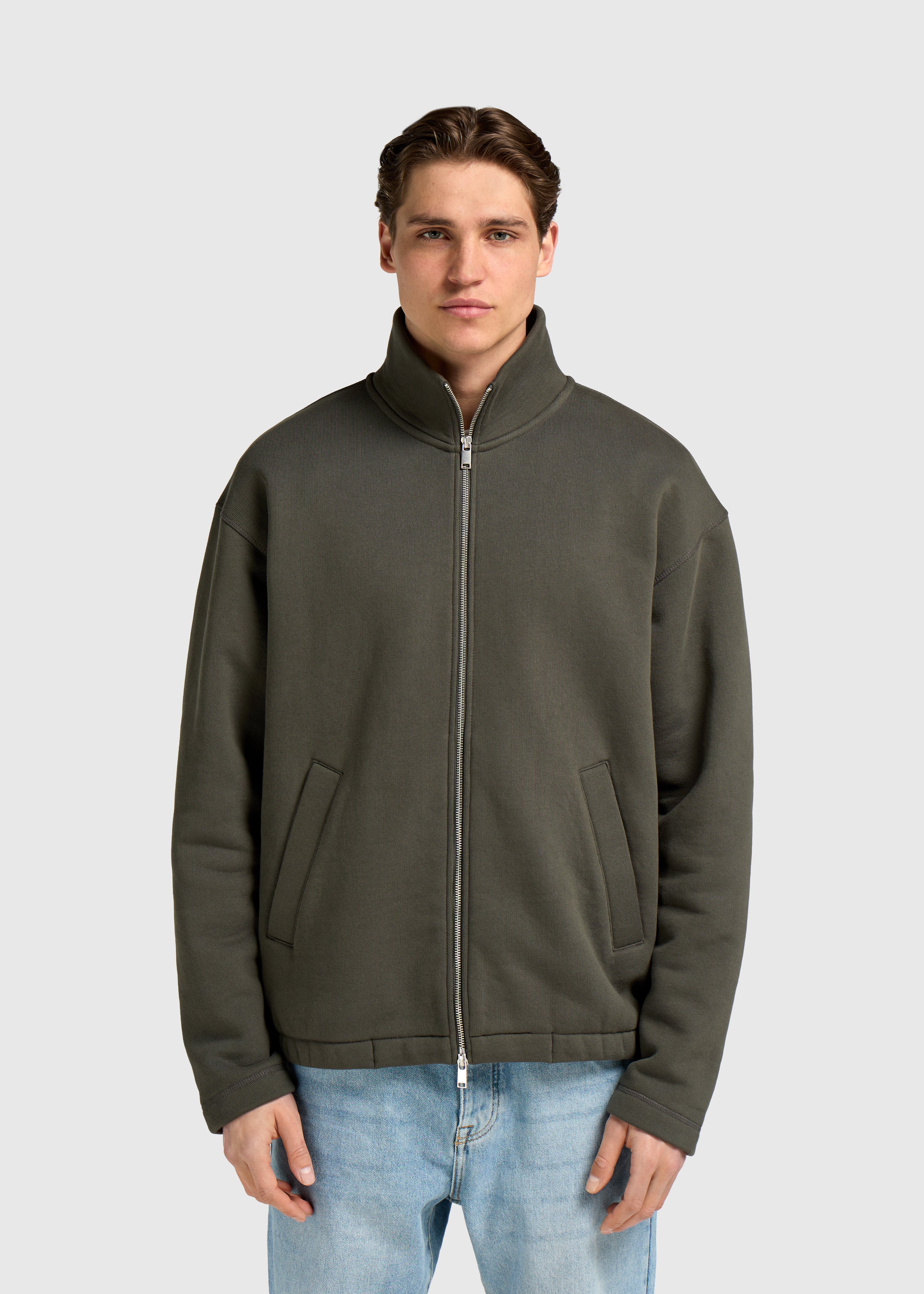 Heavy Full Zip Vest - Chimera Green