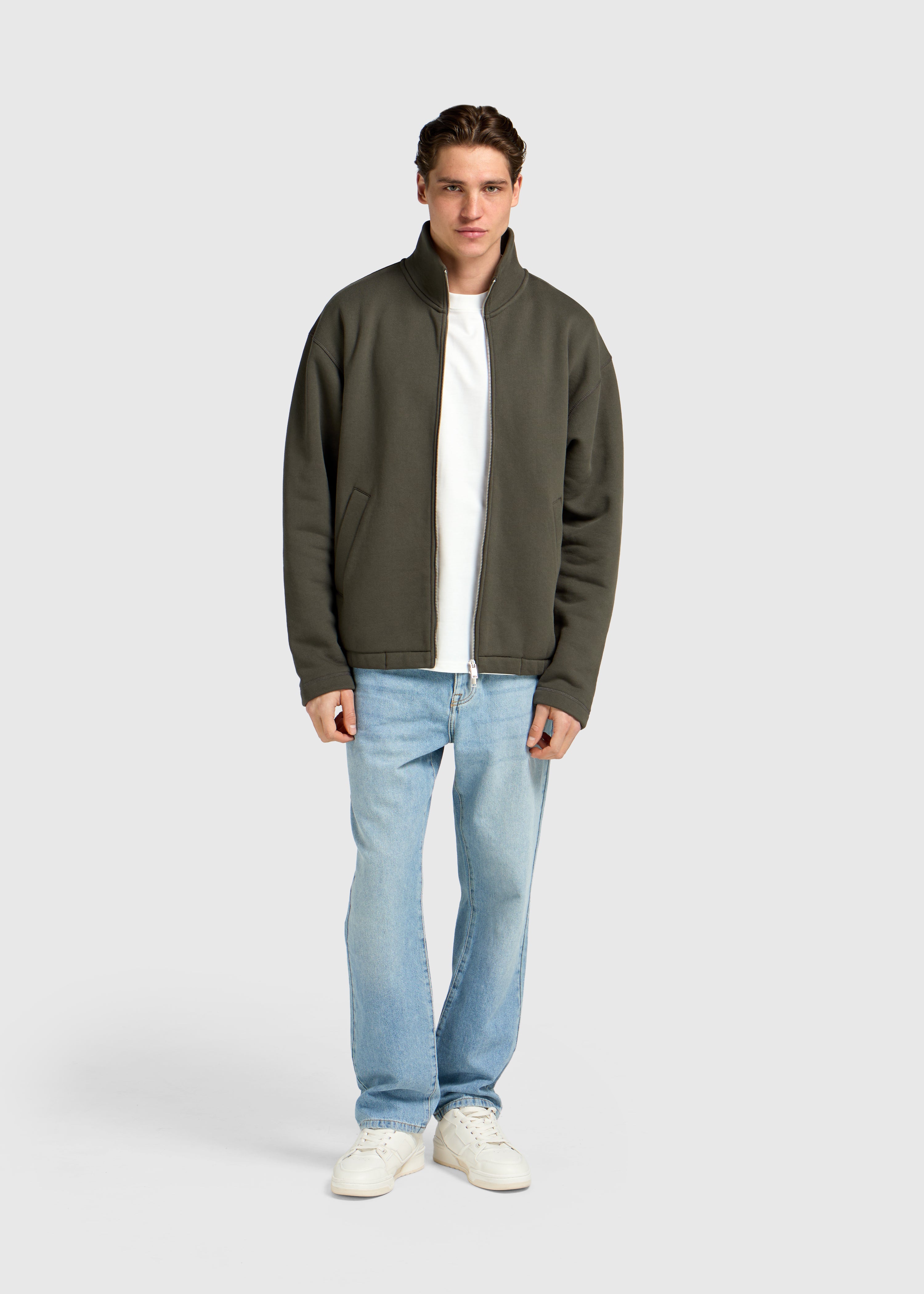 Heavy Full Zip Vest - Chimera Green