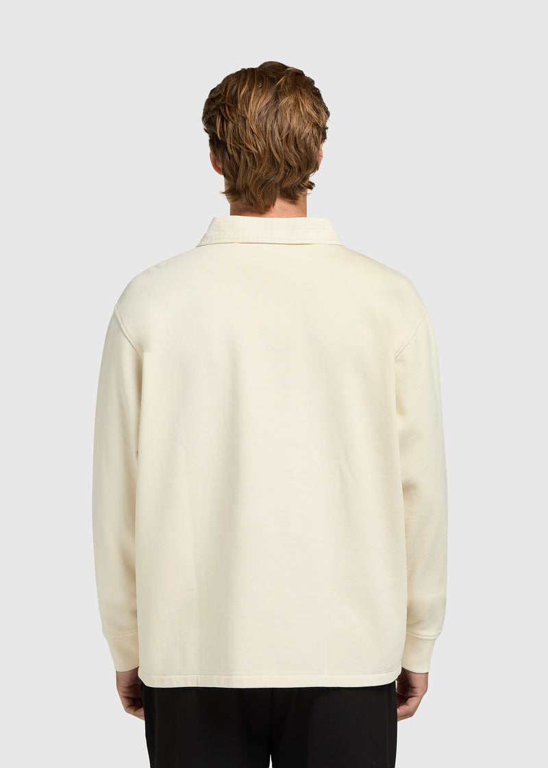 Jay Longsleeve Polo - Sand