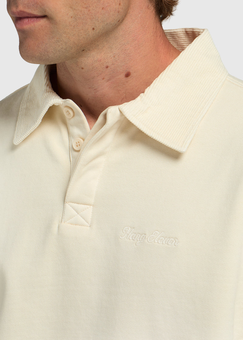 Jay Longsleeve Polo - Sand