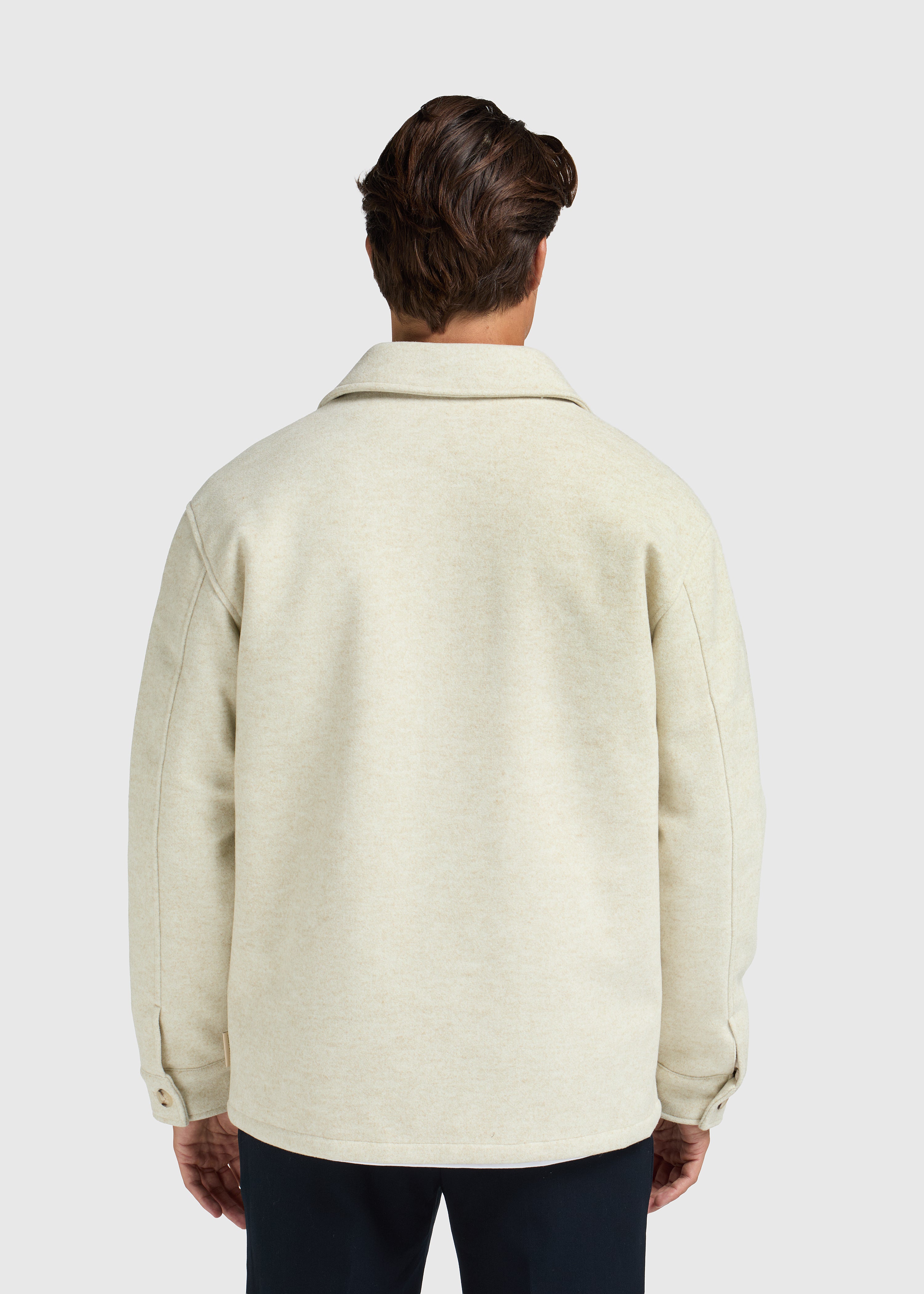 Padded Overshirt - White Sand