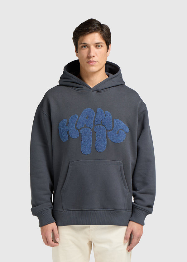 Heavy Toweling Hoodie - Ombre Blue
