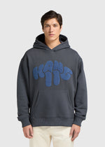 Heavy Toweling Hoodie - Ombre Blue