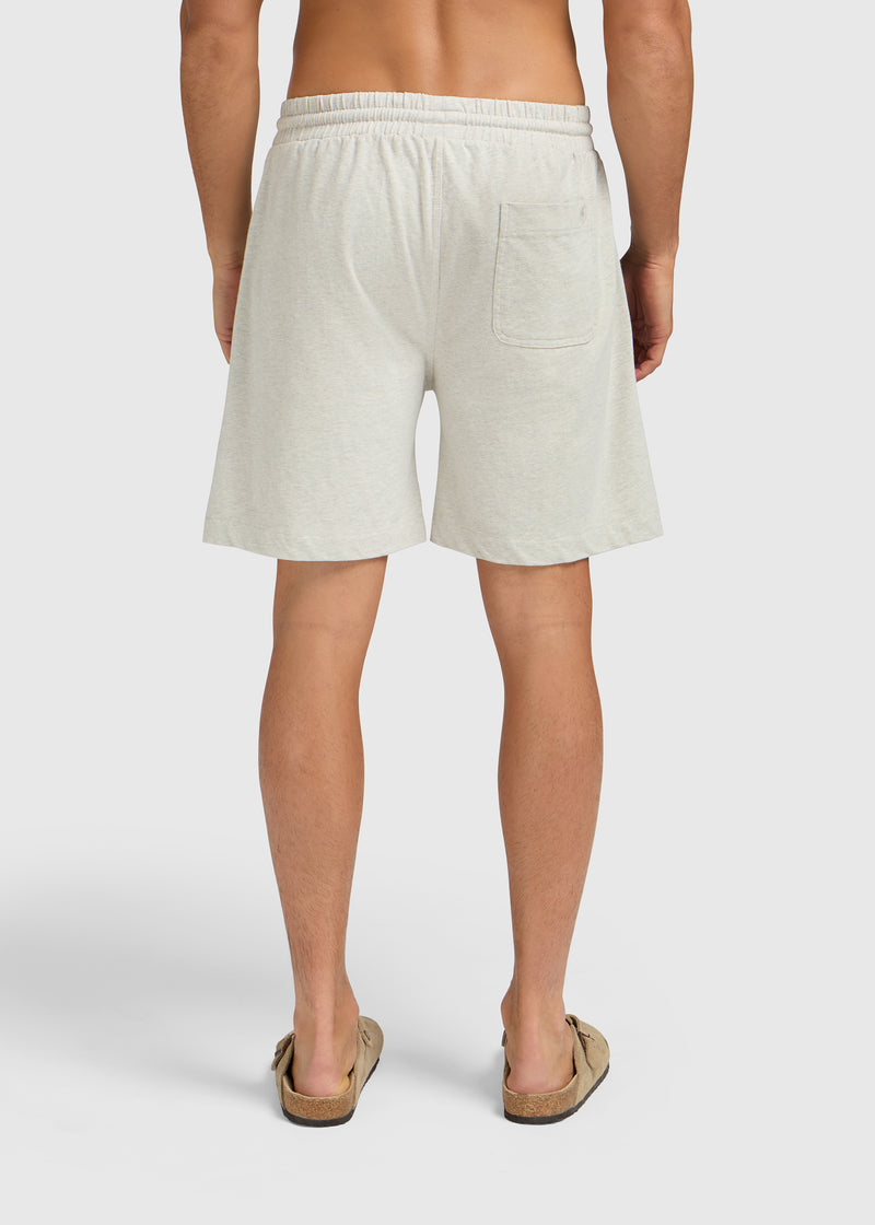 Loungewear-Shorts – Grau Meliert