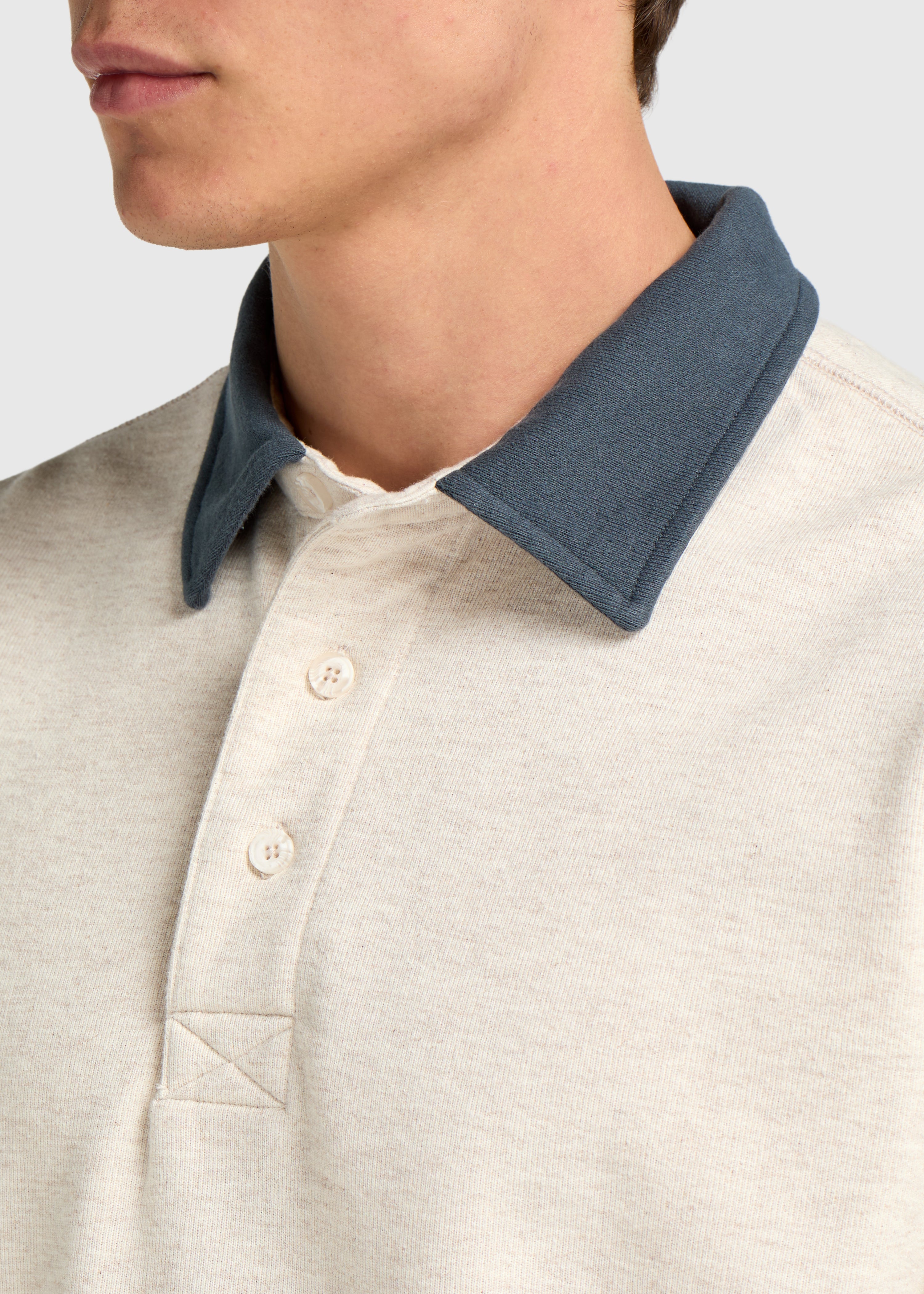 Heavy Rugby Polo - Sand