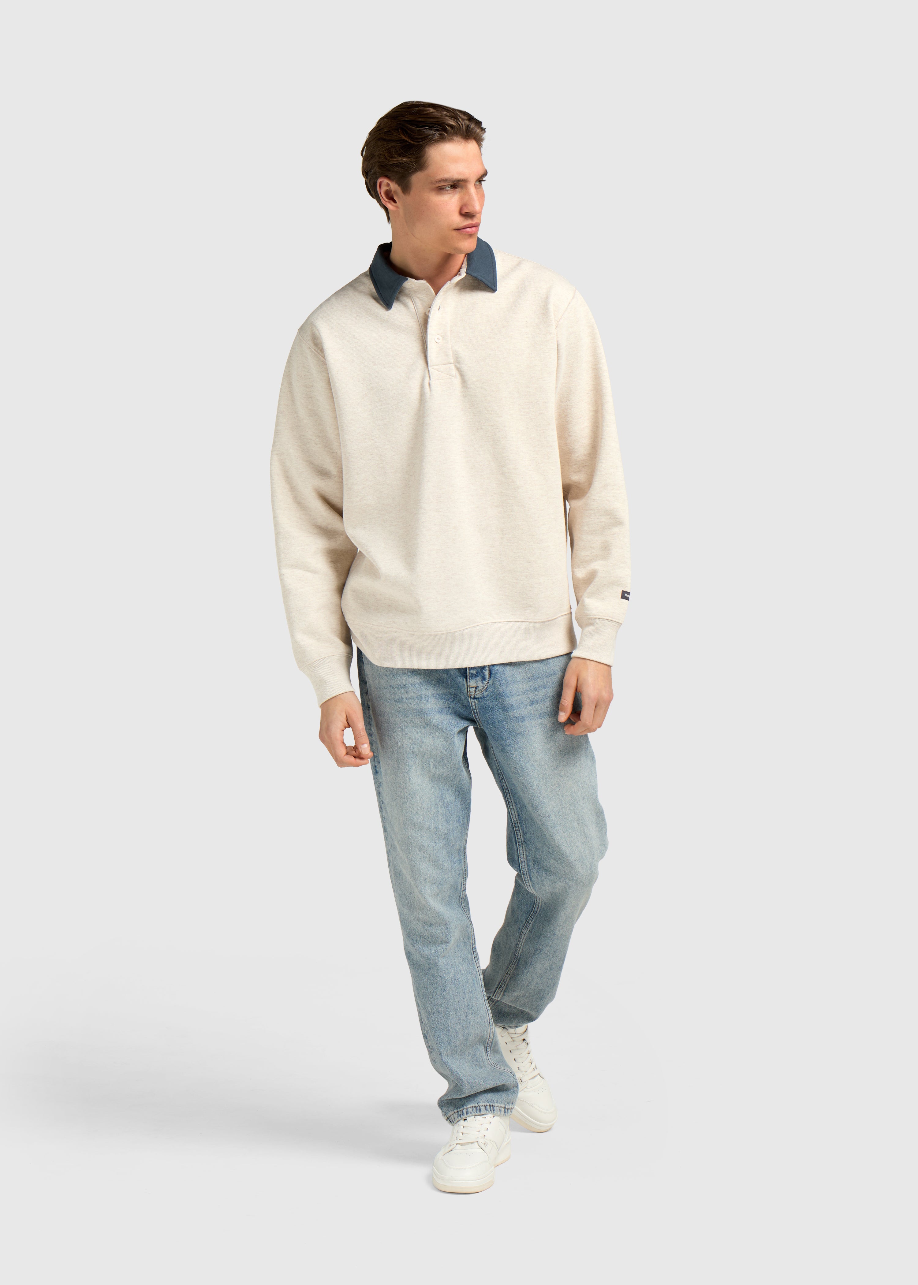 Heavy Rugby Polo - Sand