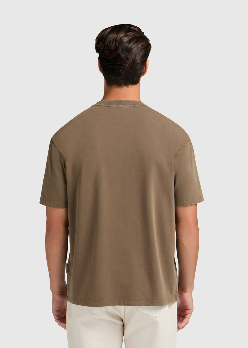 Tide Basic Tee - Washed Brown