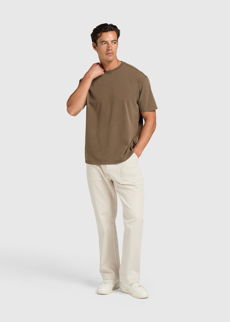 Tide Basic Tee - Washed Brown