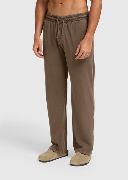 Soft Lounge Pants - Brown