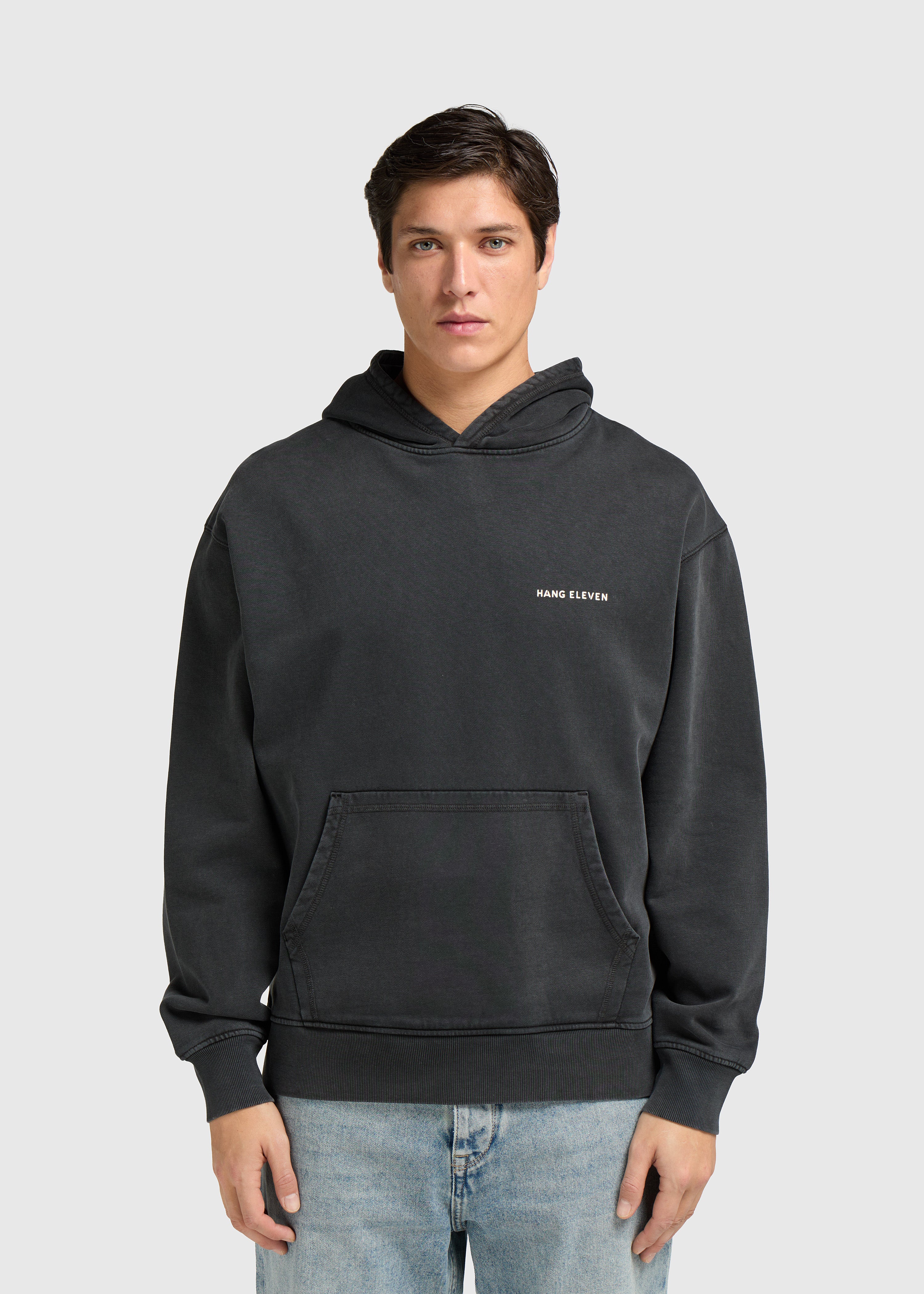 Sweat à capuche Wavy Brand - Délavé à l'acide