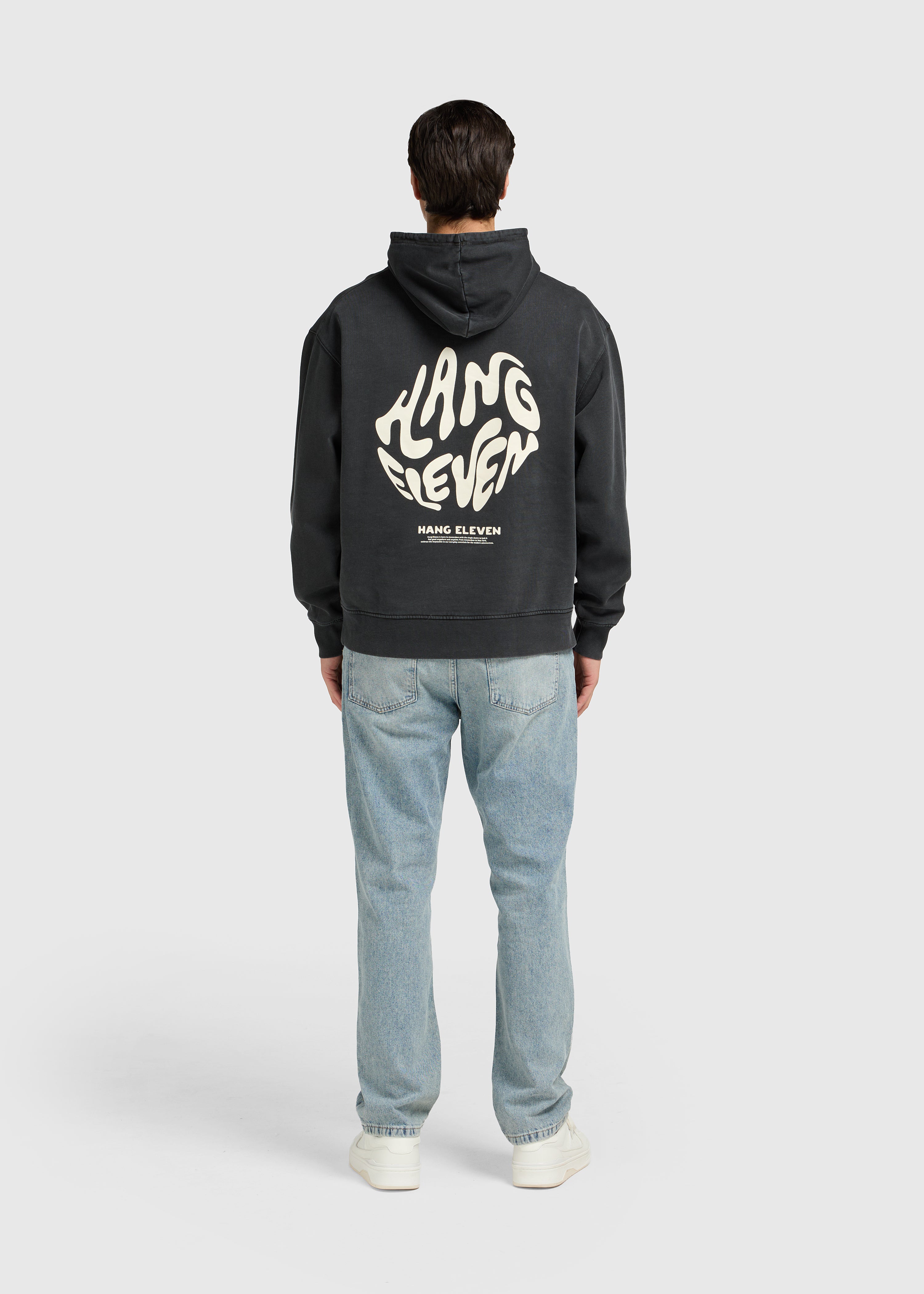 Sweat à capuche Wavy Brand - Délavé à l'acide