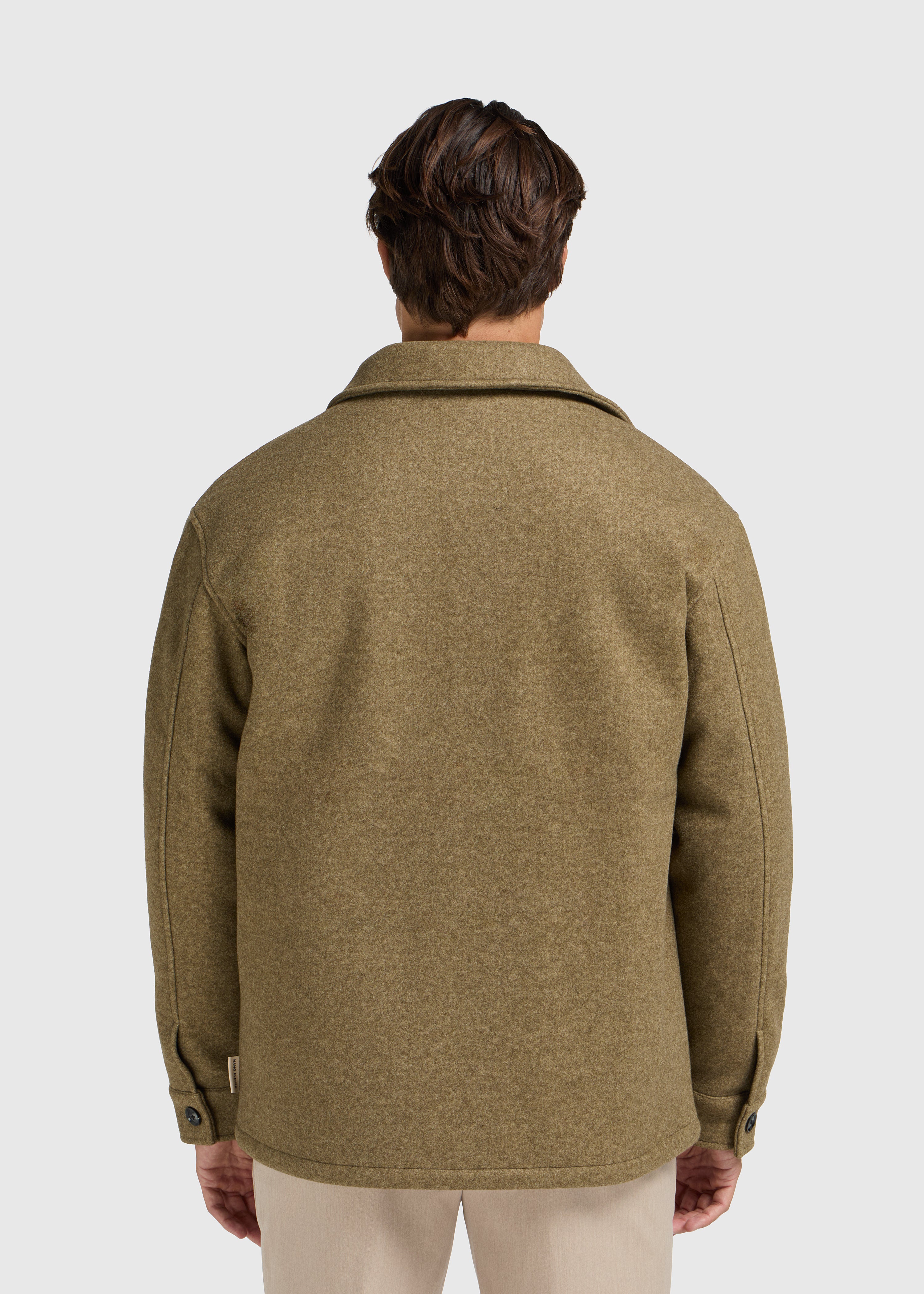 Surchemise rembourrée - Vert olive