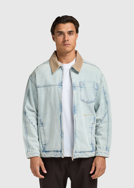 Ozzy Denim Jacket - Washed Blue