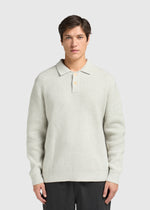 Heavy Structure Polo - Grey Melee