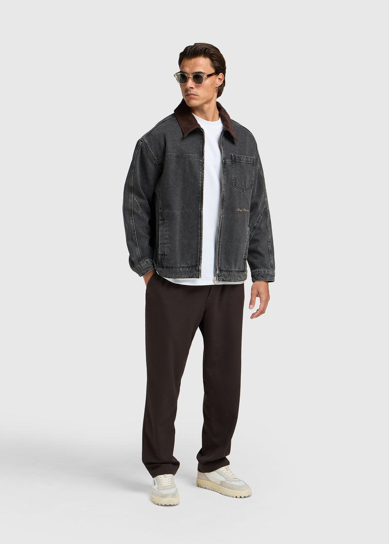 Ozzy Jeansjacke - Washed Black