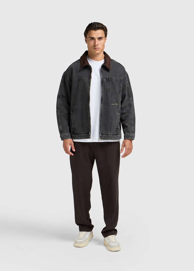 Ozzy Jeansjacke - Washed Black