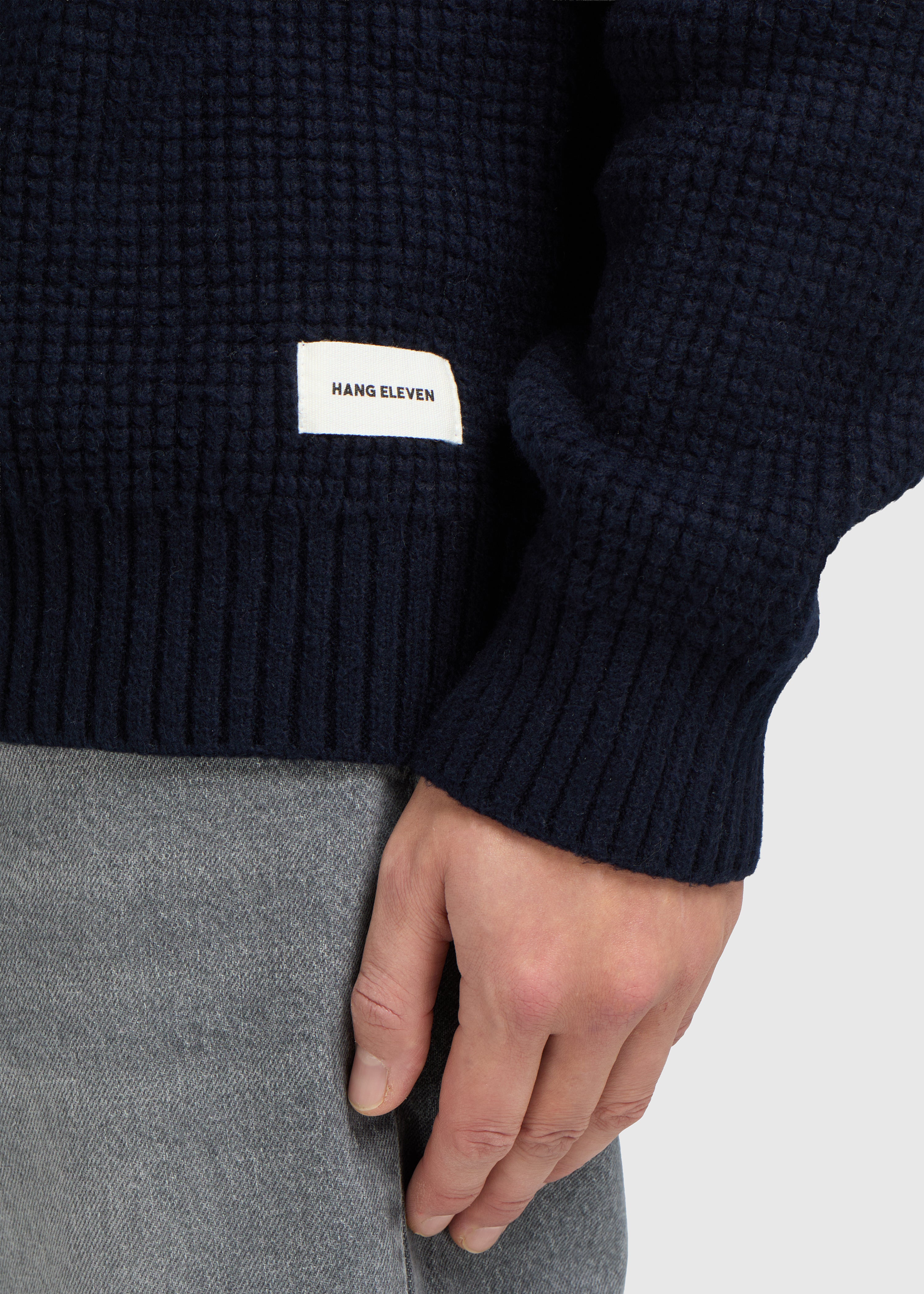 Heavy Structure Polo - Navy Blue