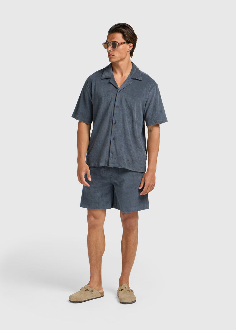 Toweling Shirt - Navy