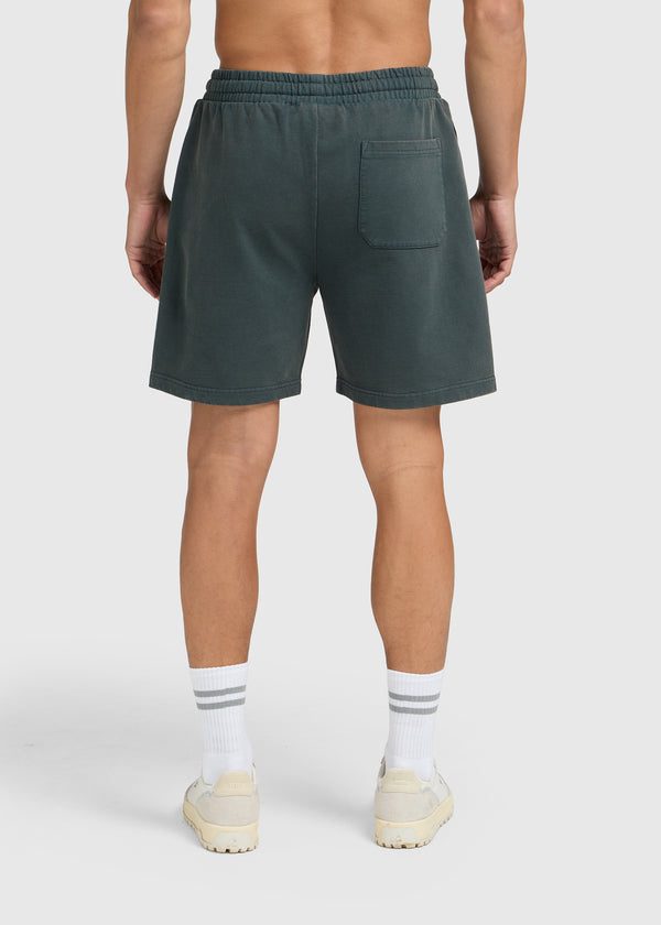 Washed Essential Sweat Short - Teal