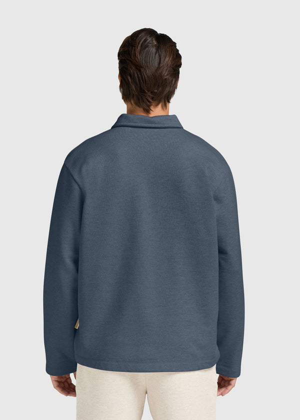 Vintage Washed Pocket Polo - Ombre Blue