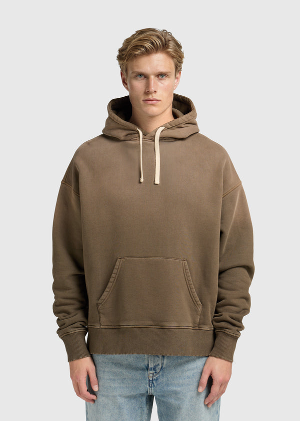Heavy Dip Dye Hoodie - Espresso