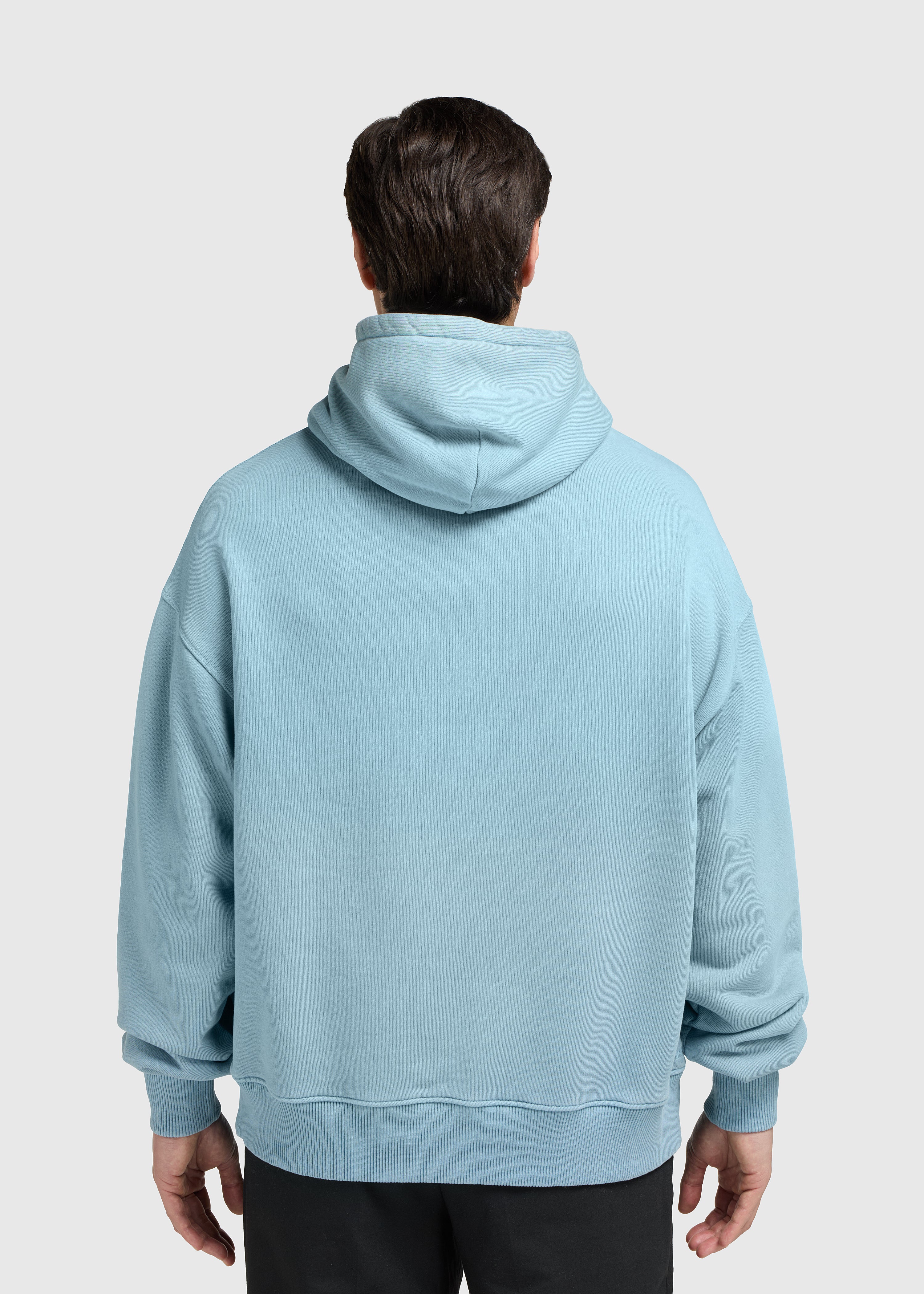 Heavy Dipped Hoodie - Light Blue