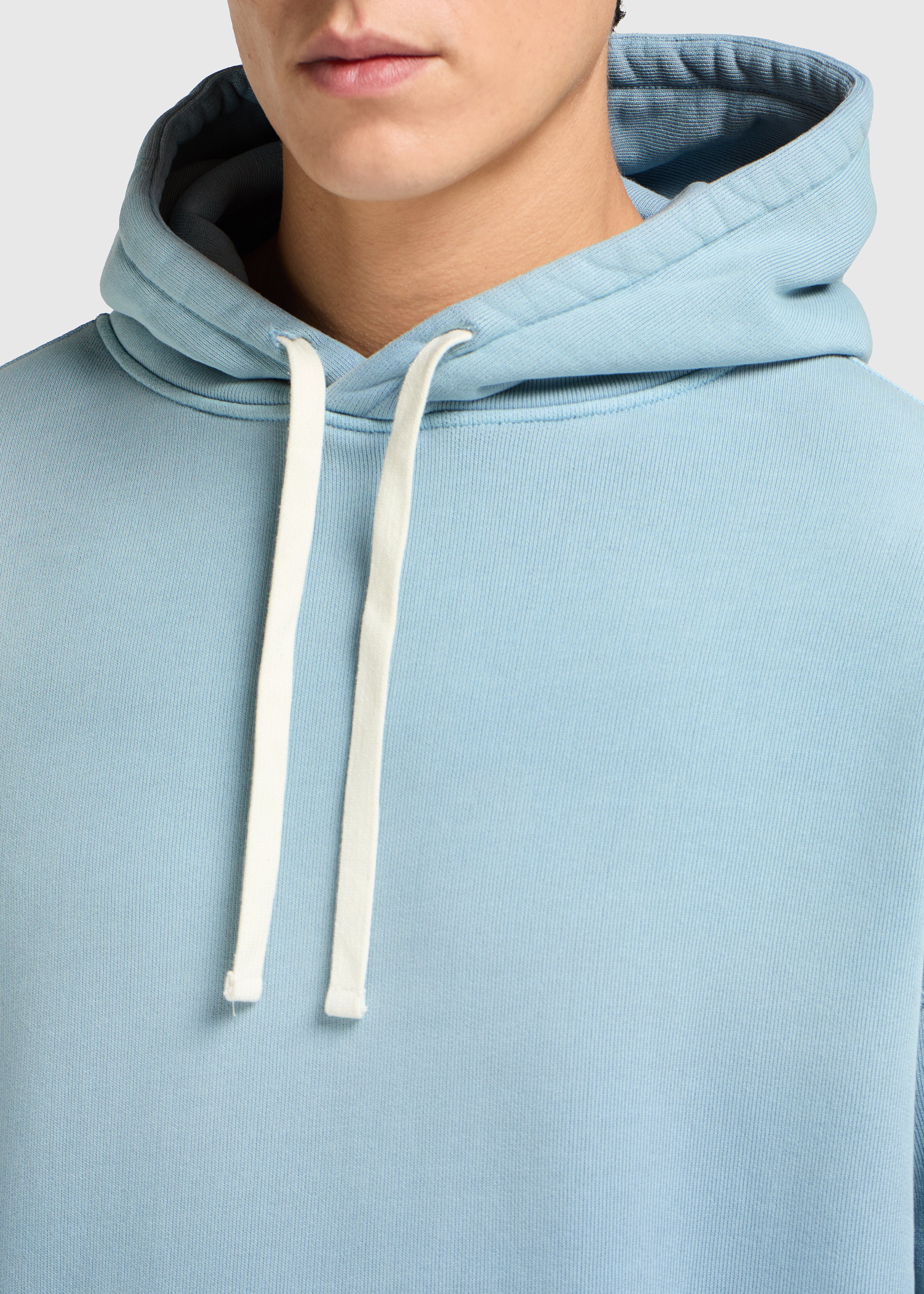 Heavy Dipped Hoodie - Light Blue