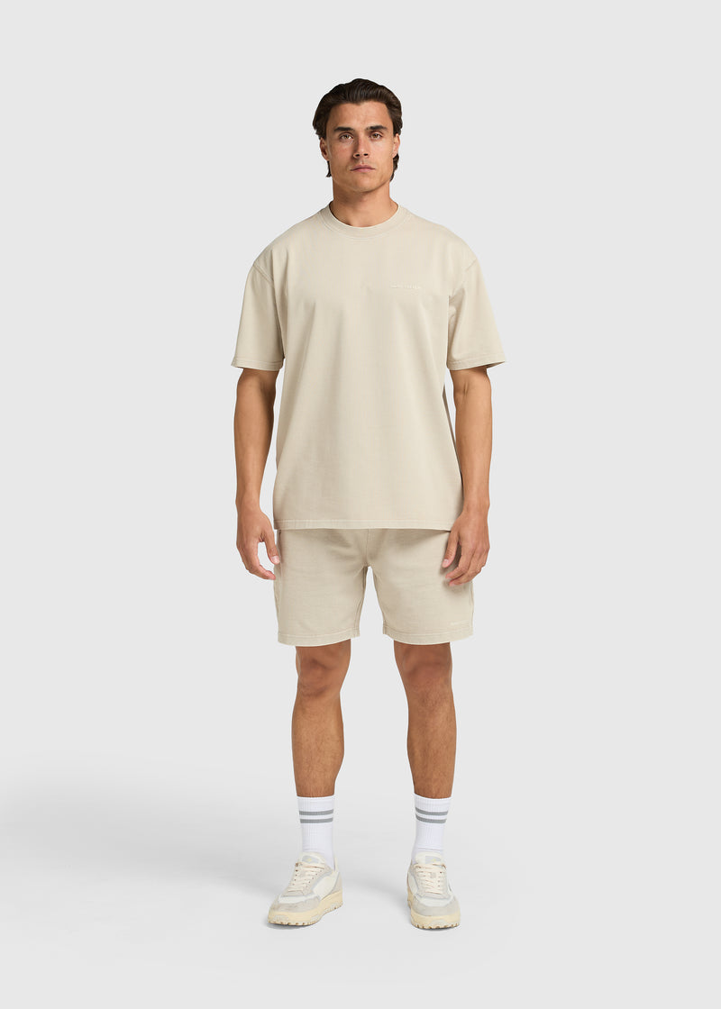 T-shirt essentiel délavé - Bleu dégradé