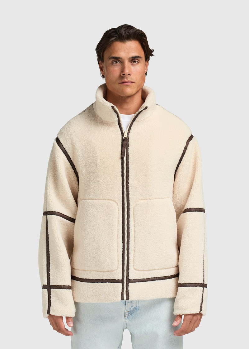 Teddyjacke - Sandbraun