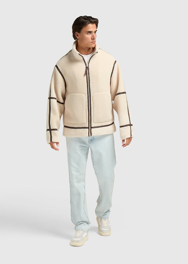 Teddyjacke - Sandbraun