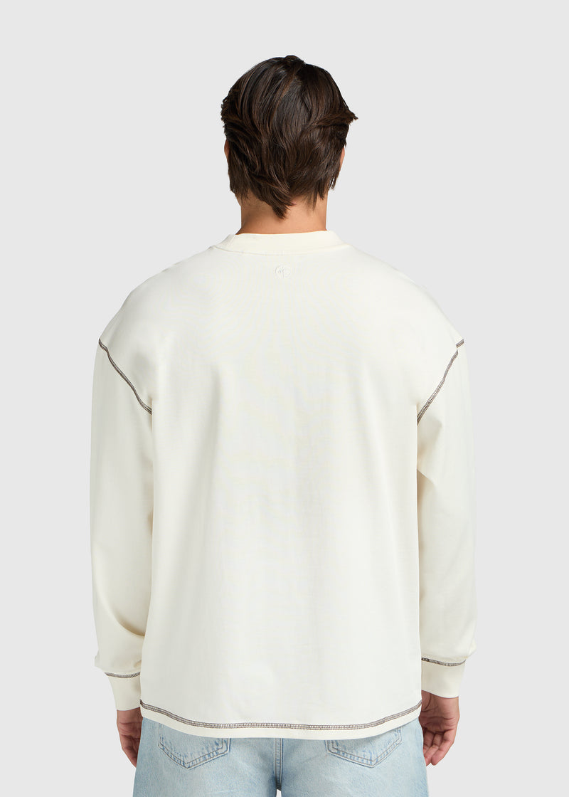 Contrast Longsleeve - Off White