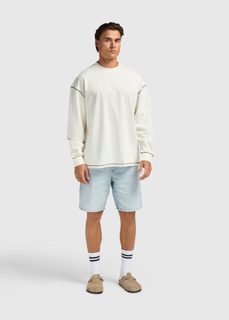 Contrast Longsleeve - Off White