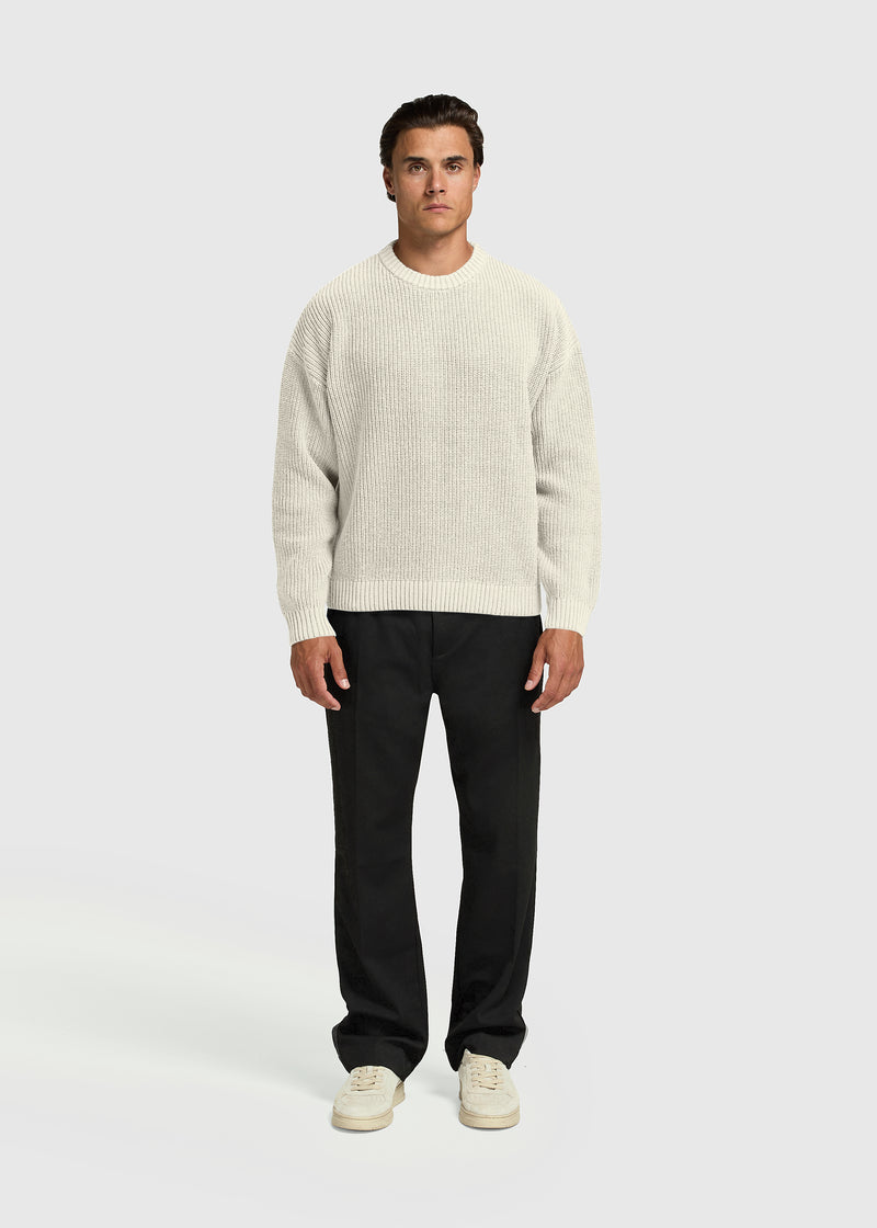 Clean Cable Knit - Light Sand