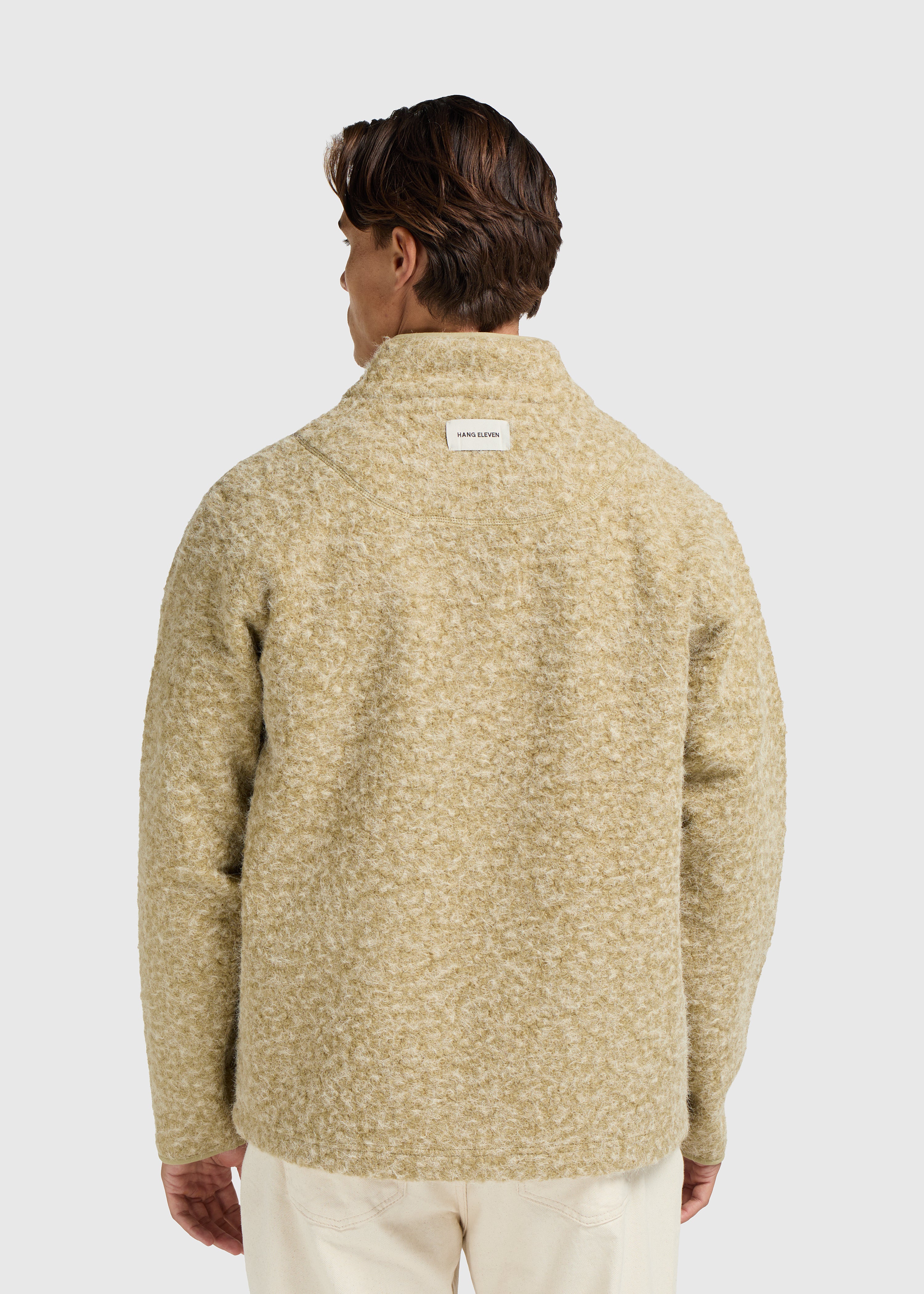 Veste à fermeture éclair douce - Vert clair