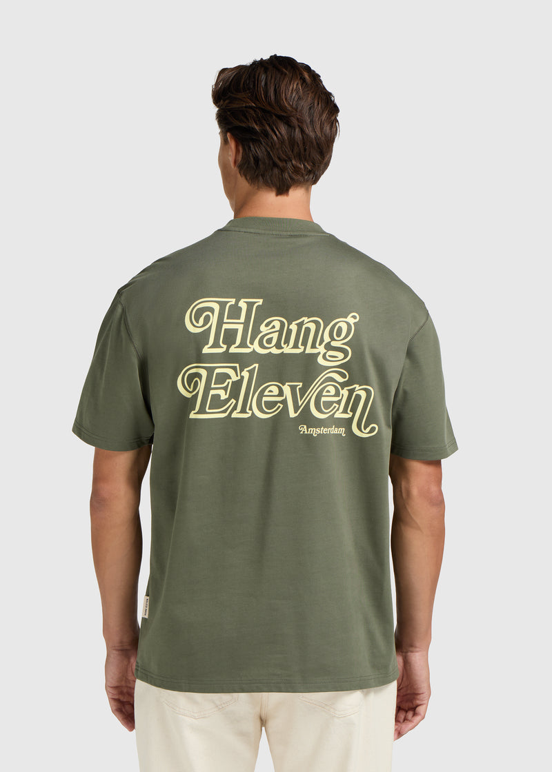Signature-T-Shirt – Dunkelgrün