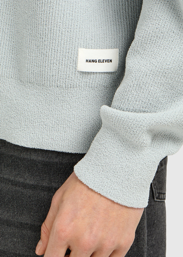 Structure Knit Crewneck - Light Blue