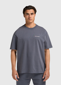 Washed Essential Tee - Slate Blue